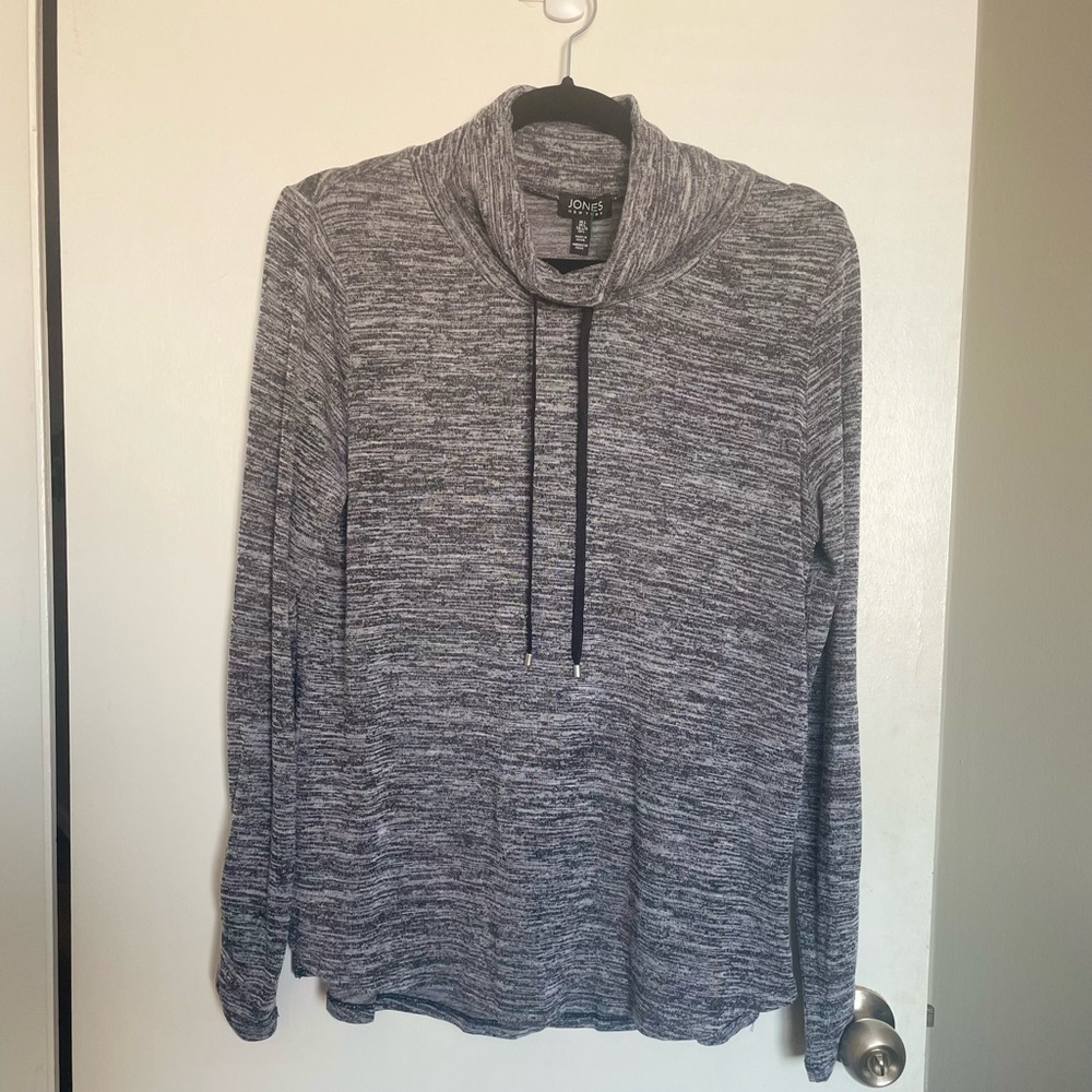 Jones New York Cowl Neck Lightweight Sweater - Size L